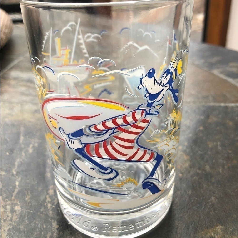 Goofy typhoon lagoon glass